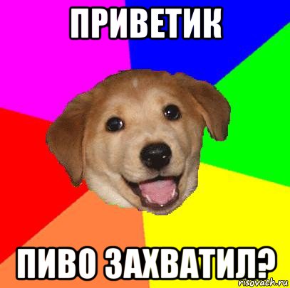 приветик пиво захватил?, Мем Advice Dog