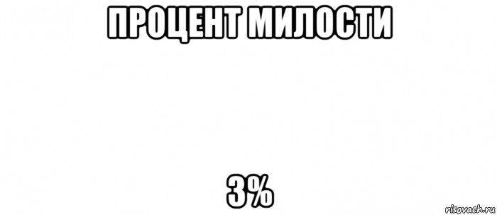 процент милости 3%, Мем Белый ФОН