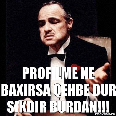 profilme ne baxirsa Qehbe dur sikdir burdan!!!, Комикс Дон Вито Корлеоне 1