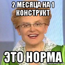 2 месяца на 1 конструкт это норма, Мем ЭТО НОРМАЛЬНО