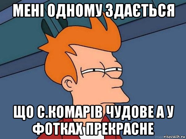 мені одному здається що с.комарів чудове а у фотках прекрасне, Мем  Фрай (мне кажется или)