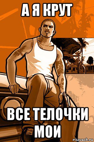 а я крут все телочки мои, Мем GTA