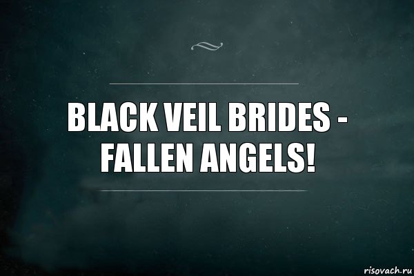 Black Veil Brides - Fallen angels!, Комикс Игра Слов