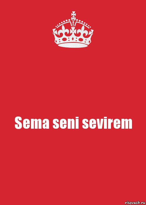 Sema seni sevirem, Комикс Keep Calm 3