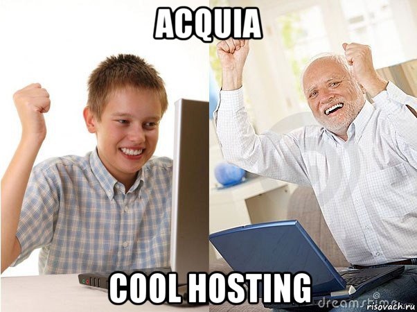 acquia cool hosting