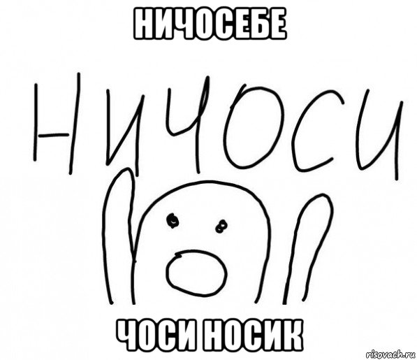 ничосебе чоси носик, Мем  Ничоси