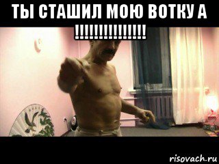 ты сташил мою вотку а !!!!!!!!!!!!!!! , Мем Паскуда тварь