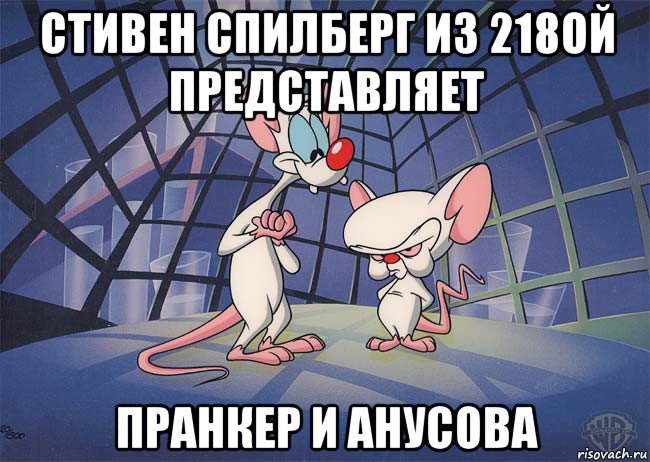 стивен спилберг из 218ой представляет пранкер и анусова, Мем ПИНКИ И БРЕЙН