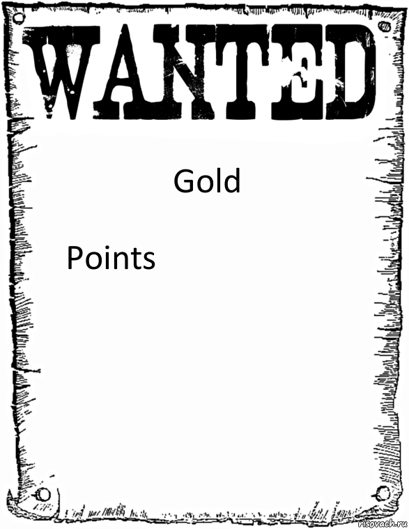 Gold Points, Комикс розыск