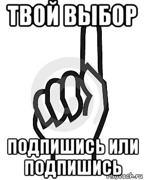 твой выбор подпишись или подпишись, Мем Сейчас этот пидор напишет хуйню