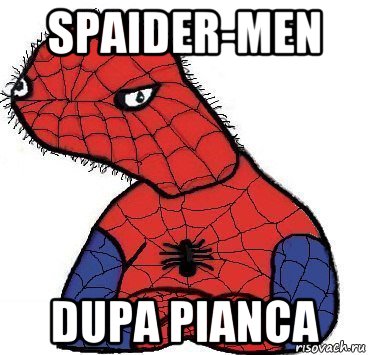 spaider-men dupa pianca