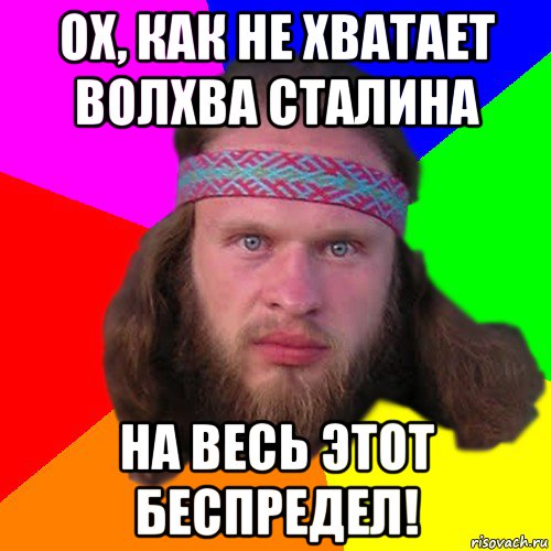 ох, как не хватает волхва сталина на весь этот беспредел!, Мем Типичный долбослав