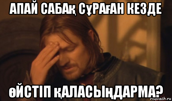 апай сабақ сұраған кезде өйстіп қаласыңдарма?, Мем Закрывает лицо