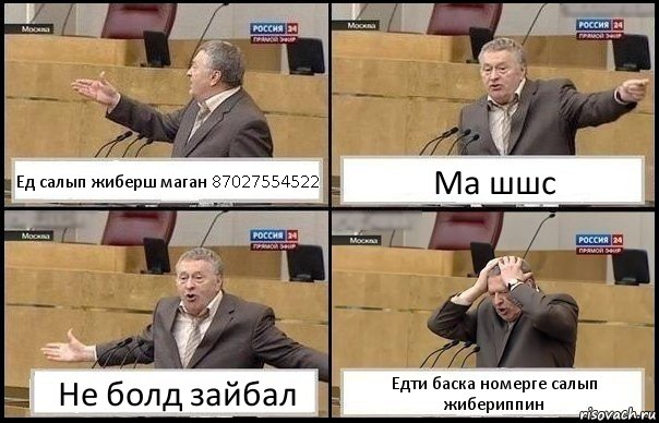 Ед салып жиберш маган 87027554522 Ма шшс Не болд зайбал Едти баска номерге салып жибериппин, Комикс Жирик в шоке хватается за голову