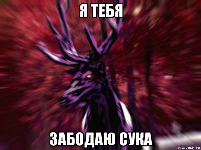 я тебя забодаю сука