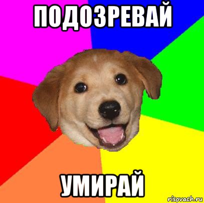 подозревай умирай, Мем Advice Dog