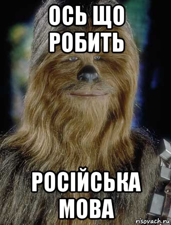 ось що робить російська мова, Мем  чубака джигурда
