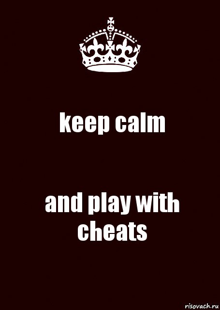 keep calm and play with cheats, Комикс keep calm