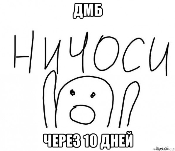 дмб через 10 дней, Мем  Ничоси