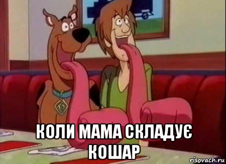  коли мама складує кошар