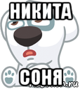 никита соня, Мем  Стикер вк