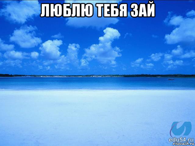 люблю тебя зай 