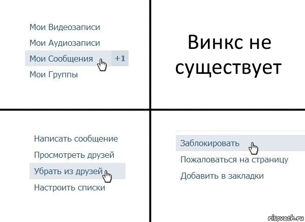 Винкс не существует, Комикс  Удалить из друзей