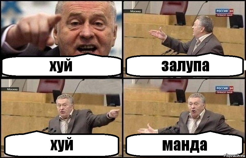 хуй залупа хуй манда, Комикс Жириновский