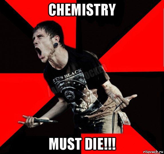 chemistry must die!!!, Мем Агрессивный рокер