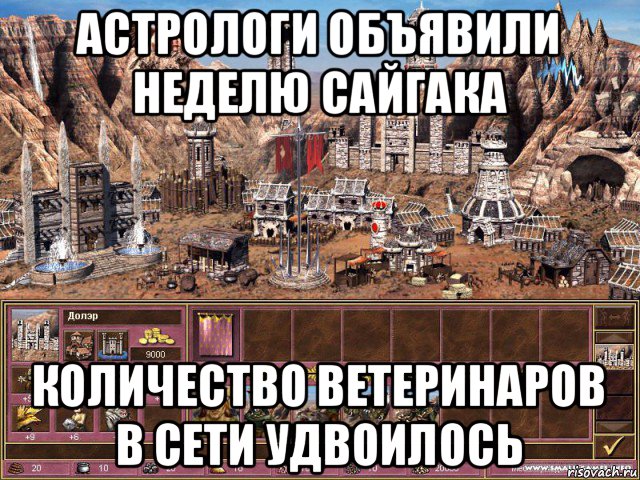 астрологи объявили неделю сайгака количество ветеринаров в сети удвоилось, Мем астрологи объявили