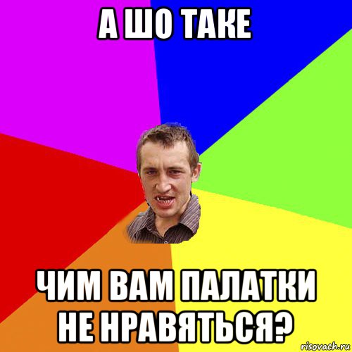 а шо таке чим вам палатки не нравяться?, Мем Чоткий паца