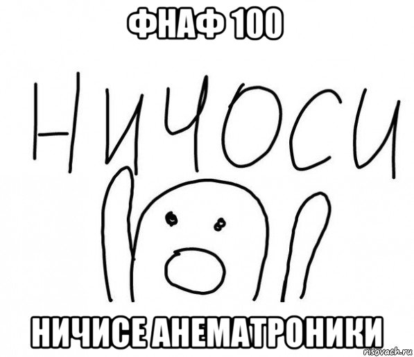 фнаф 100 ничисе анематроники