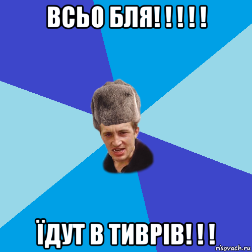 всьо бля! ! ! ! ! їдут в тиврів! ! !, Мем Празднчний паца