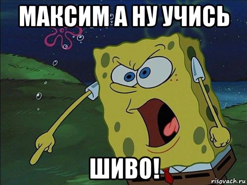 максим а ну учись шиво!