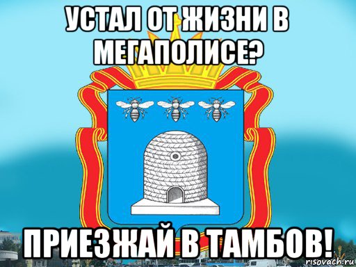 устал от жизни в мегаполисе? приезжай в тамбов!, Мем Типичный Тамбов