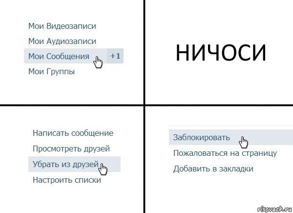 НИЧОСИ, Комикс  Удалить из друзей