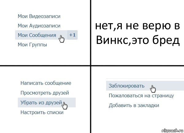 нет,я не верю в Винкс,это бред