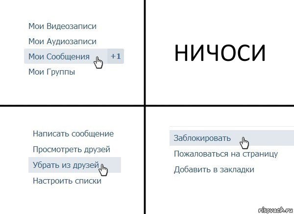 НИЧОСИ, Комикс  Удалить из друзей