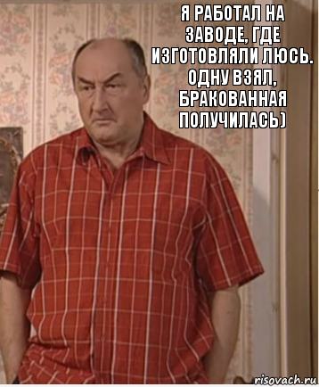 Я работал на заводе, где изготовляли Люсь. Одну взял, бракованная получилась), Комикс Николай Петрович Воронин