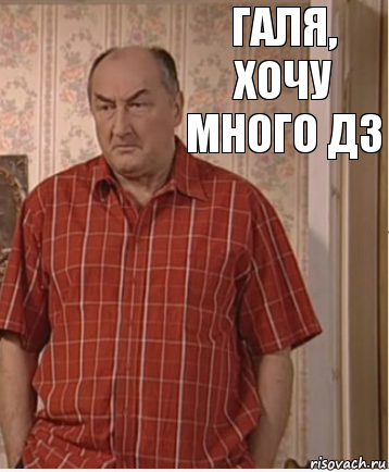 ГАЛЯ, ХОЧУ МНОГО ДЗ