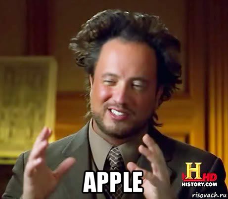  apple, Мем Женщины (aliens)