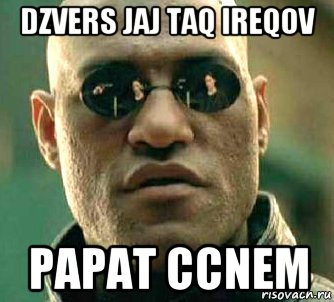 dzvers jaj taq ireqov papat ccnem, Мем  а что если я скажу тебе