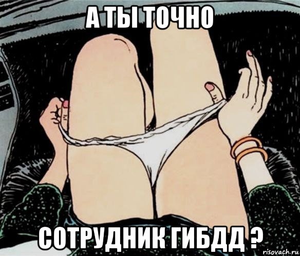 а ты точно сотрудник гибдд ?, Мем А ты точно