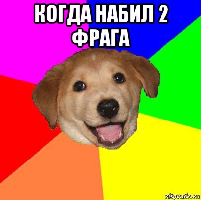 когда набил 2 фрага , Мем Advice Dog