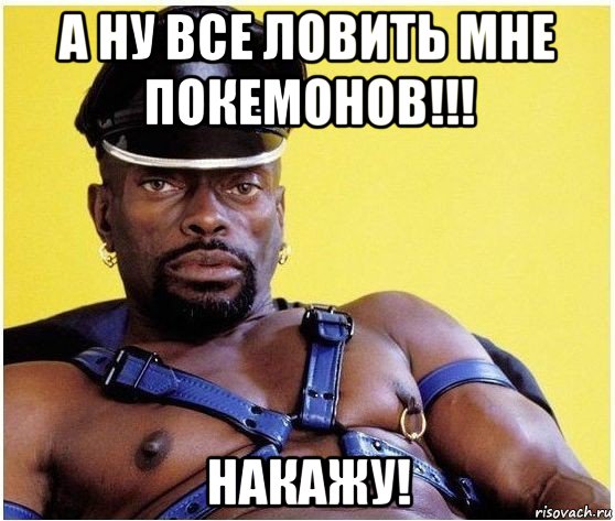 а ну все ловить мне покемонов!!! накажу!, Мем Черный властелин