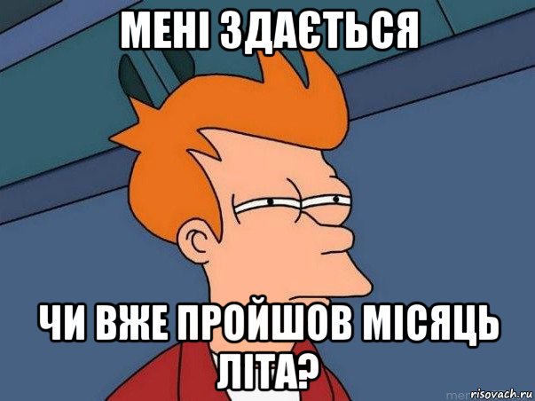 мені здається чи вже пройшов місяць літа?, Мем  Фрай (мне кажется или)