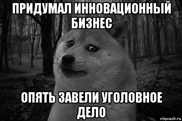 придумал инновационный бизнес опять завели уголовное дело, Мем    Грусть-пичаль