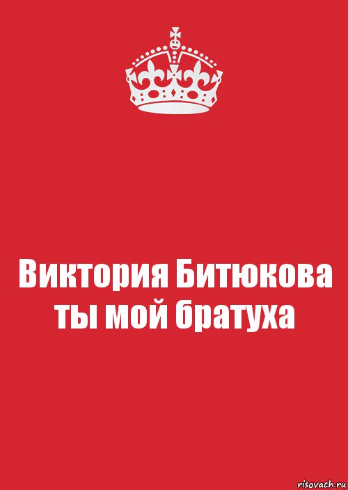 Виктория Битюкова ты мой братуха, Комикс Keep Calm 3