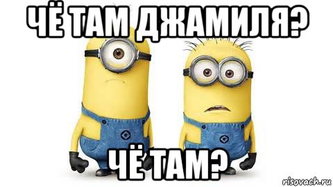 чё там джамиля? чё там?, Мем Миньоны