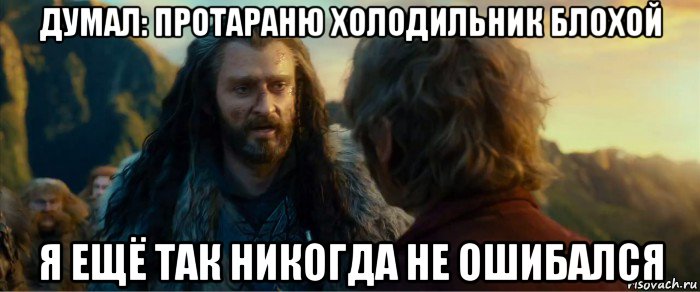 думал: протараню холодильник блохой я ещё так никогда не ошибался, Мем никогда еще так не ошибался